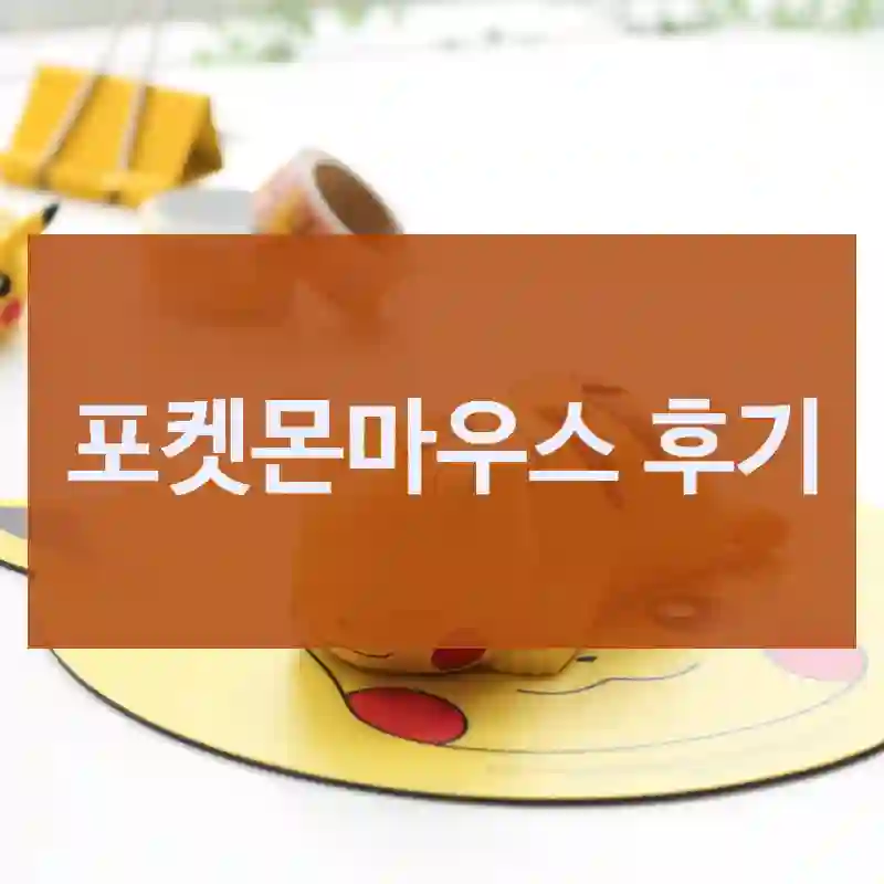 포켓몬마우스 후기