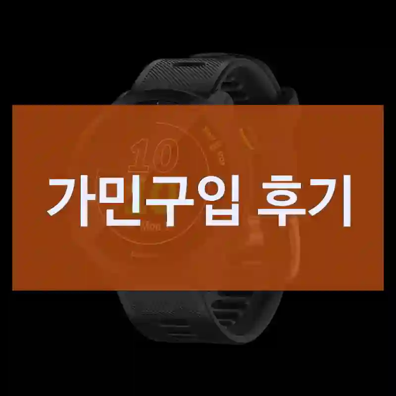 가민구입 후기