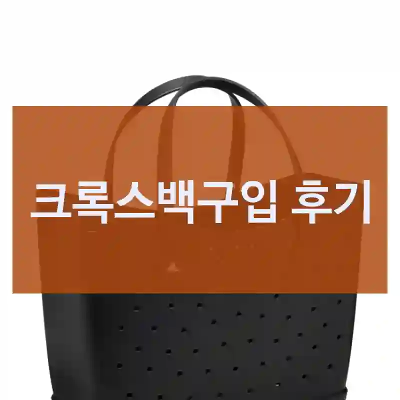 구매 전 결정하기 어려웠던 크록스백, 내 경험은?