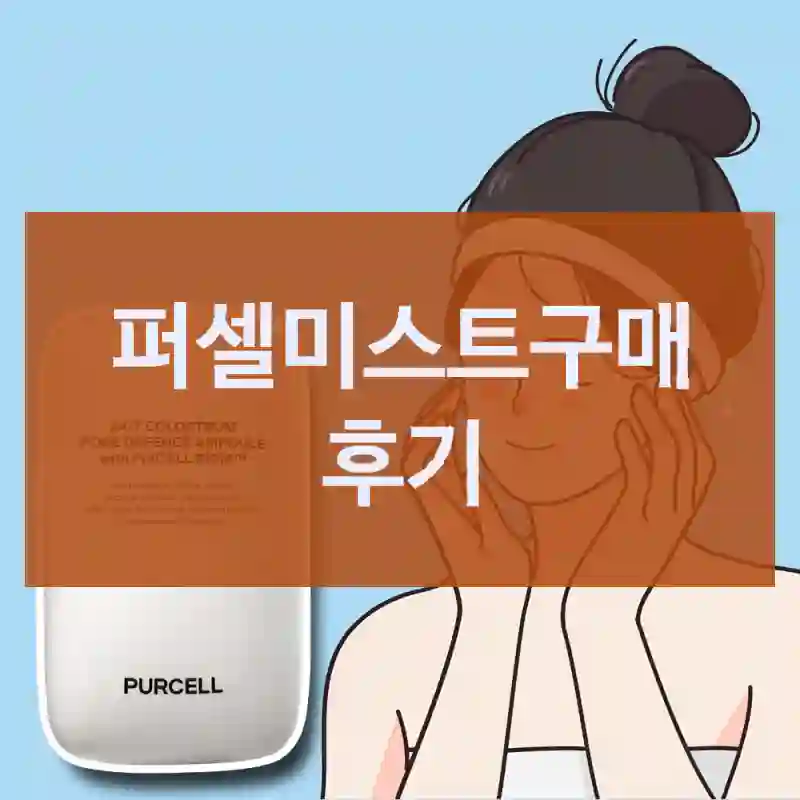 퍼샐 퍼셀미스트 추천하는 결정적 이유