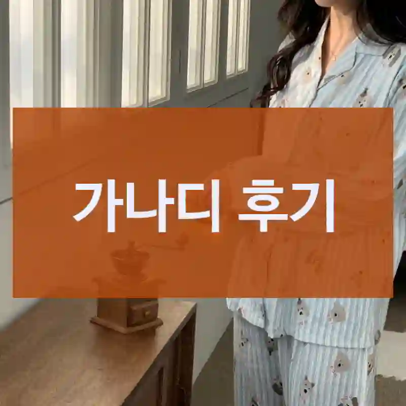 가나디 후기