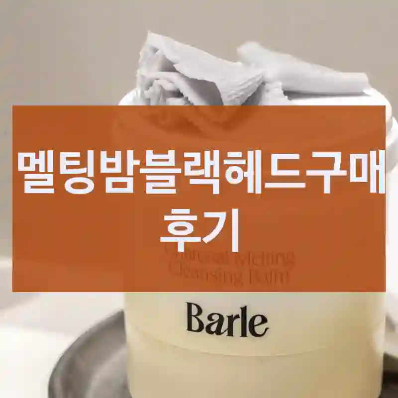 틱톡에서 난리 난 멜팅밤블랙헤드, 써본 느낌, 블랙헤드관리