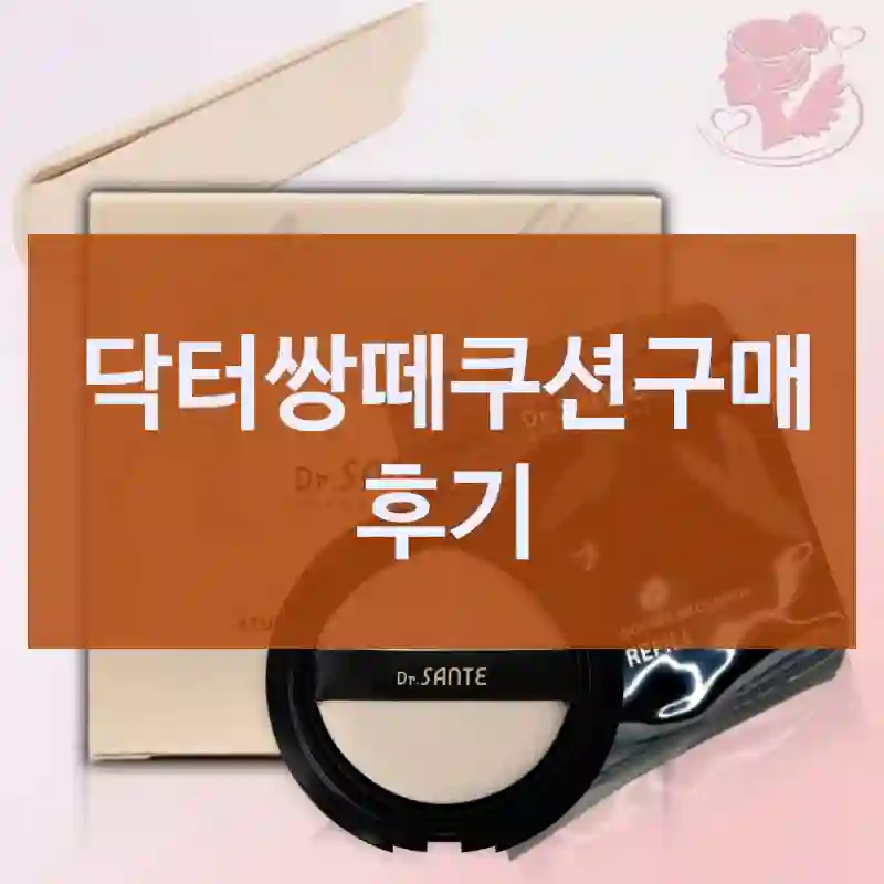 닥터쌍떼쿠션구매 후기