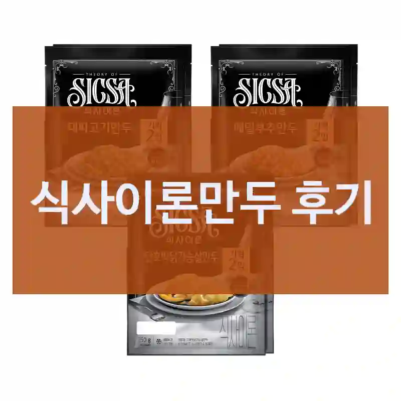 식사이론만두 후기