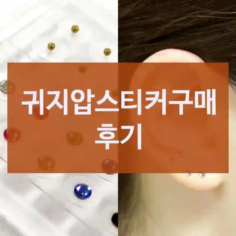 SNS에서 많이 본 “귀지압스티커”, 체험기
