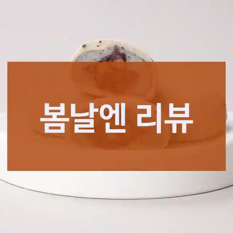 봄날엔 리뷰