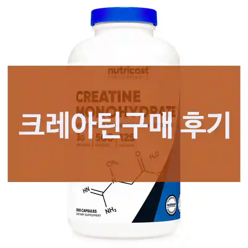 실제 사용한 “크레아틴”, 장단점 총정리