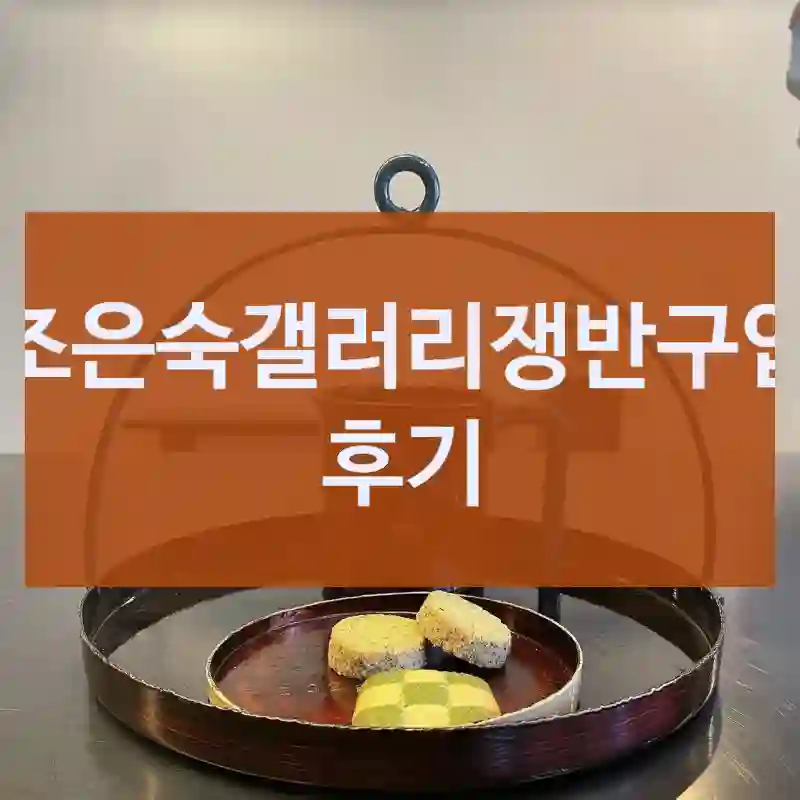 많이들 찾는 “조은숙갤러리쟁반” 직접 사용해본 리뷰,