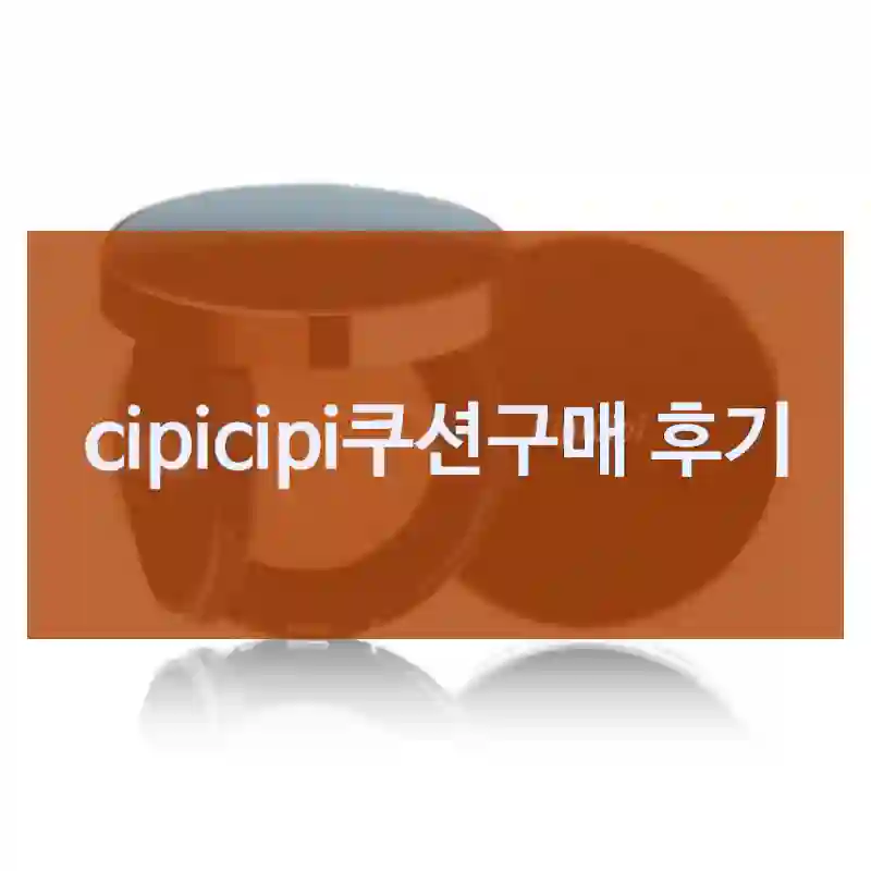 cipicipi쿠션구매 후기