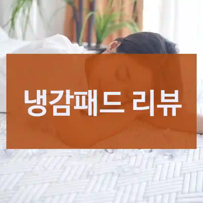 냉감패드 리뷰