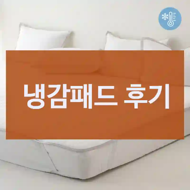 냉감패드 후기