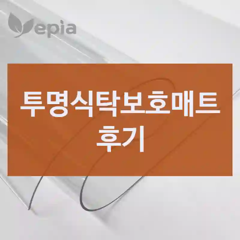 투명식탁보호매트 후기