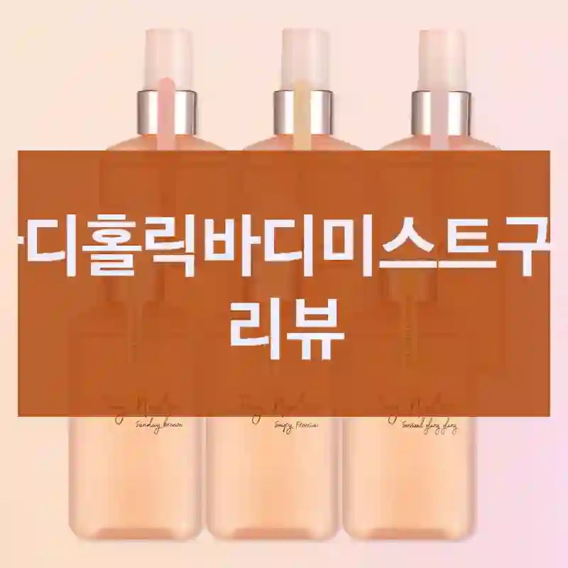 바디홀릭바디미스트구입 리뷰