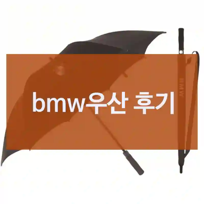 bmw우산 후기