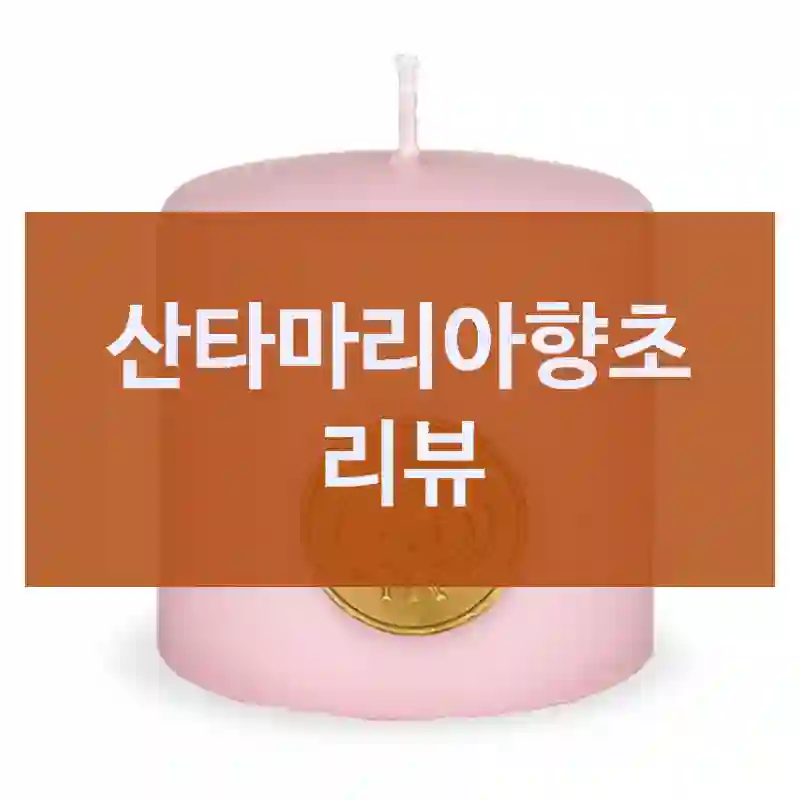 3일 써본 결과, 산타마리아향초 강추하는 이유