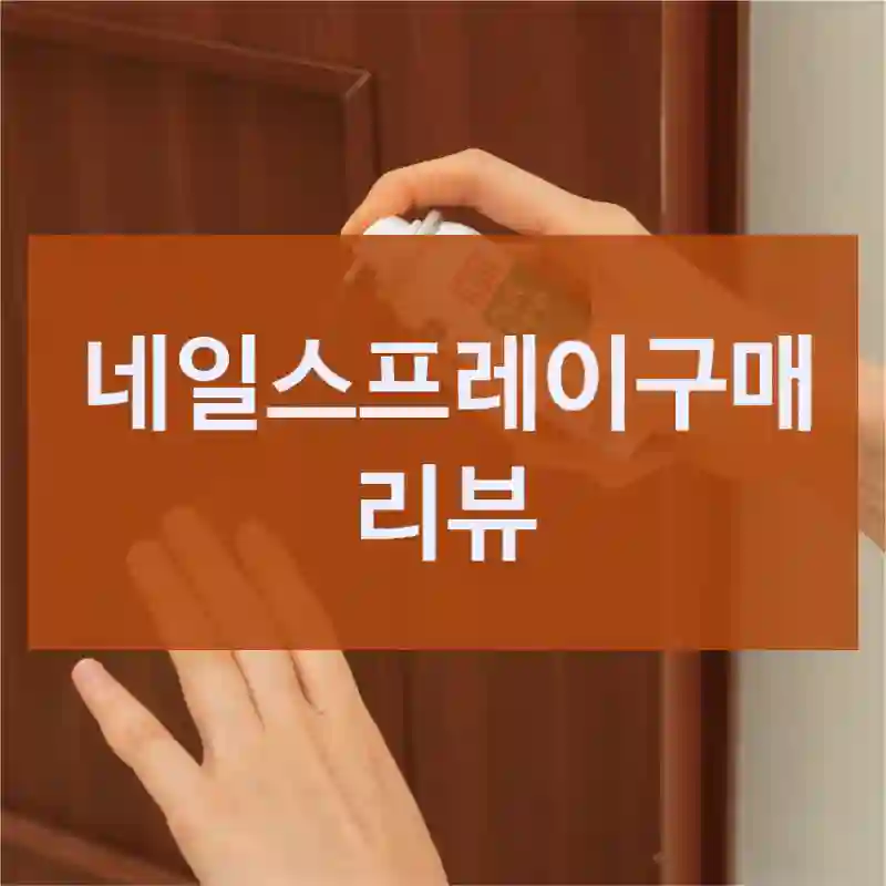네일스프레이구매 리뷰